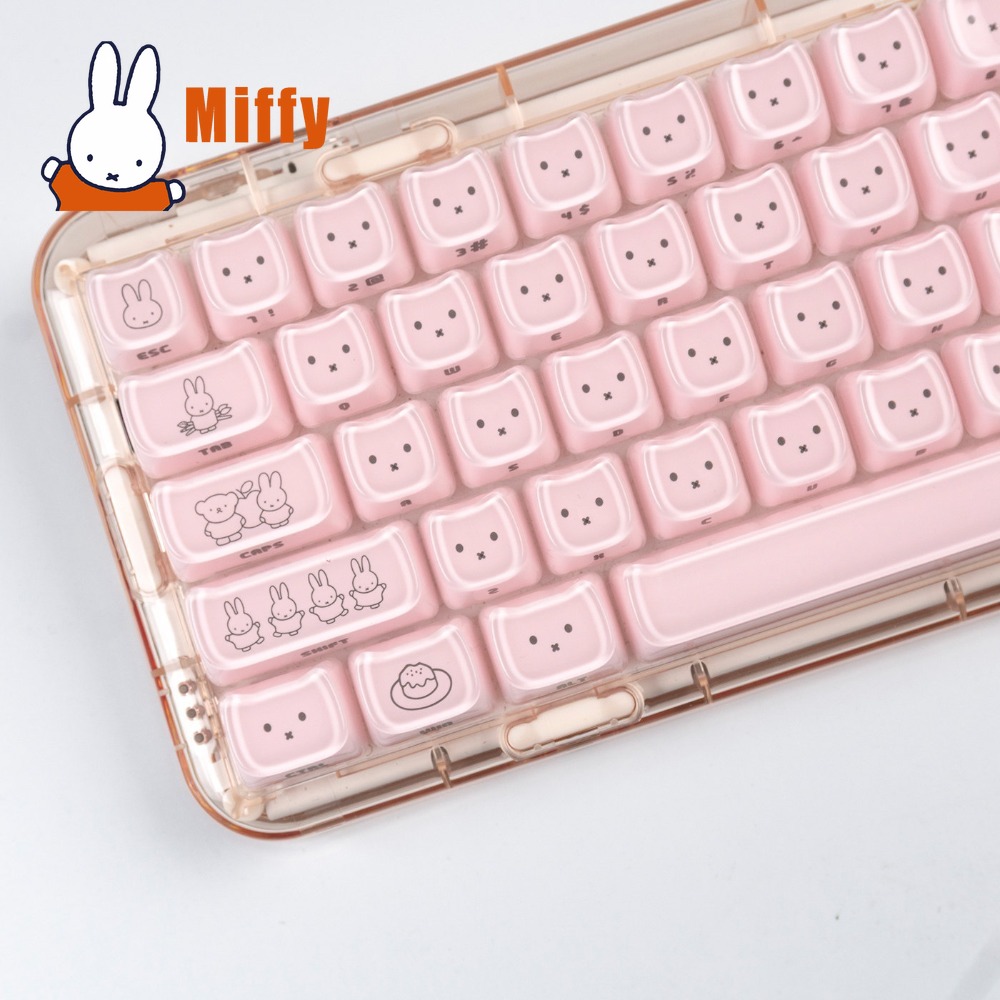 Teclas Kawaii Miffy: Keycaps d - Gaming Keyboard Nearby avaliação e preço