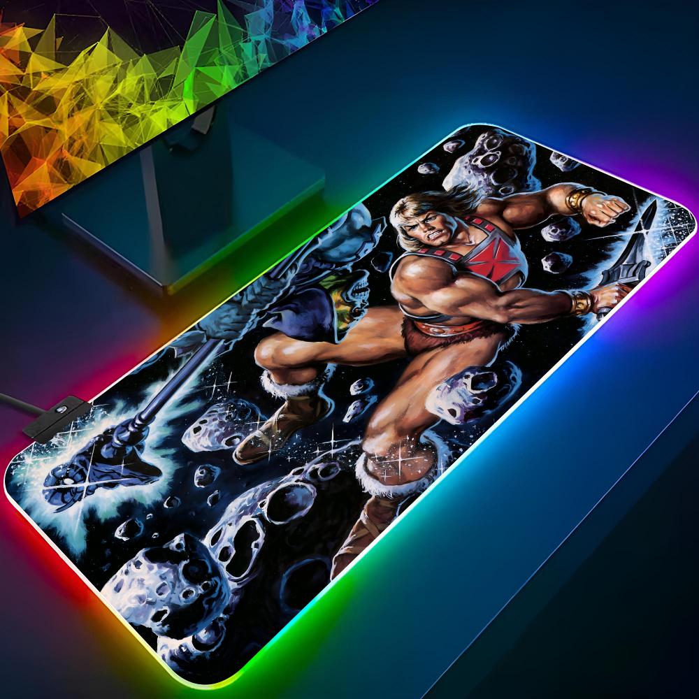Mouse Pad Gamer RGB He-Man Mas - Gaming Keyboard No Rgb avaliação e preço