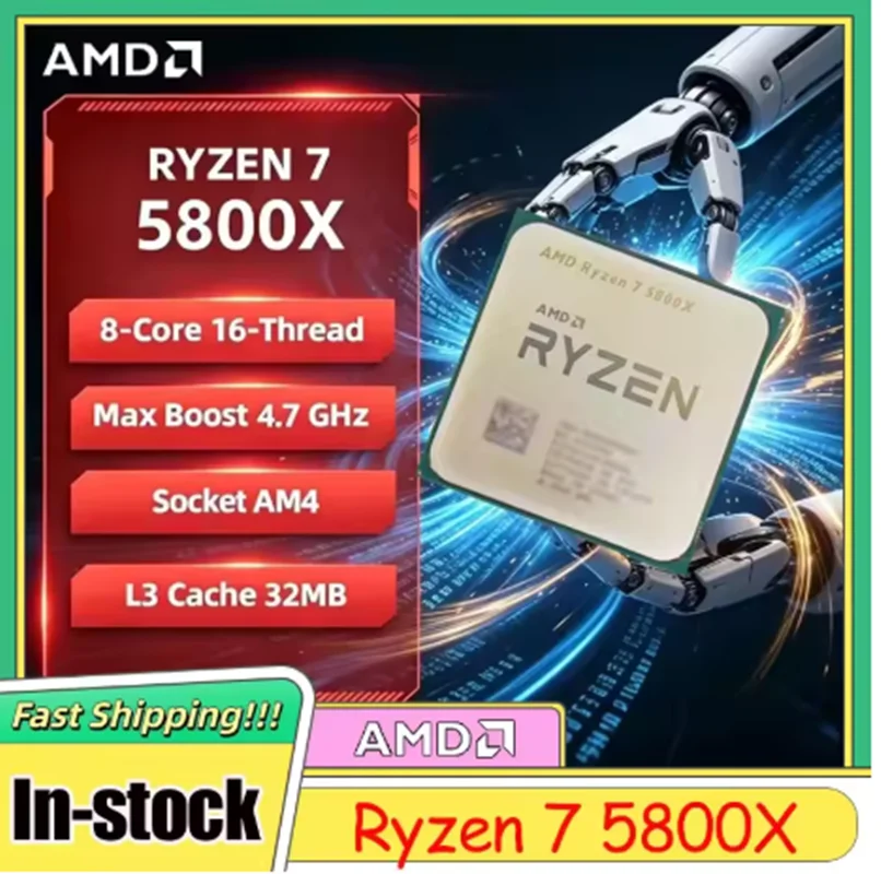 Processador AMD Ryzen 7 5800X  - Amd Cpu Ryzen 7 avaliação e preço