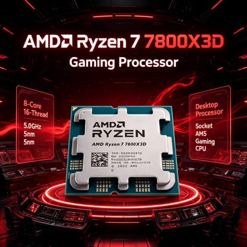 Processador AMD Ryzen 7 7800X3 - Amd Cpu Ryzen 7 avaliação e preço